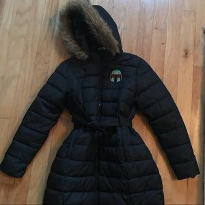 Women’s Star Wars Patch Winter Puffer Coat